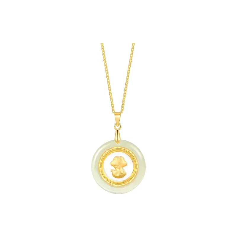 LIU GUI FU JEWELRY Hetian Jade Pendants White Jade Unisex-8