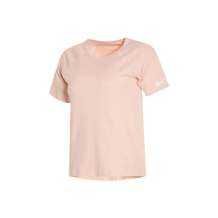 Columbia Raglan Sleeve T-Shirt Women's Pink-0