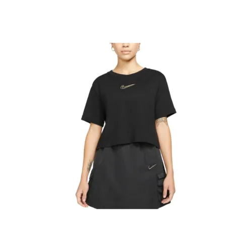 Nike Clothing T Shirts Women's Black