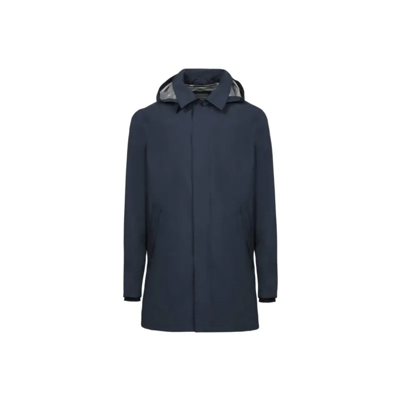 HERNO Long Sleeved Hooded Coat-0