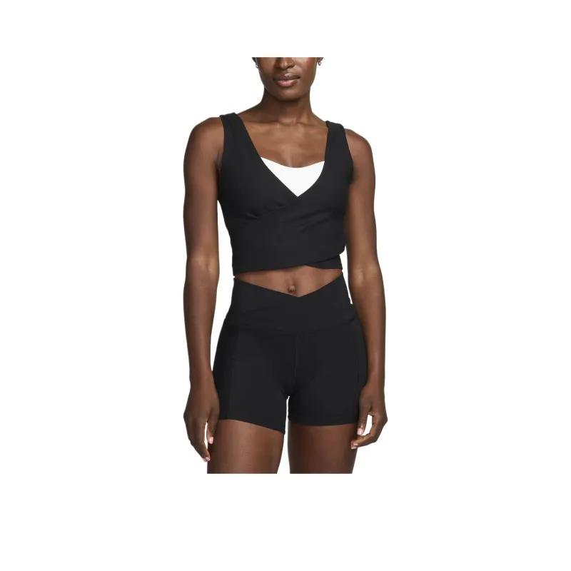 Nike One Fitted RibDri-Fit Tank Tops Women's Black-0