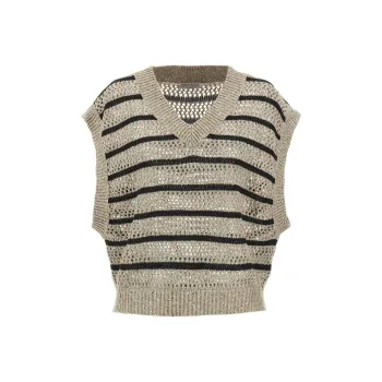 Brunello Cucinelli V Neck Knitted Vest
