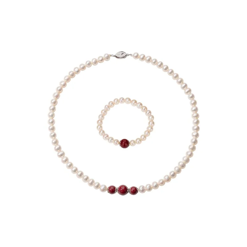 Mofei Pearl Necklaces Women's-0
