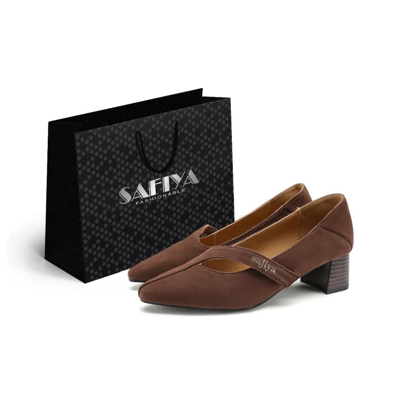 Safiya Chunky Heel High Heels 4.3cm Women's-0
