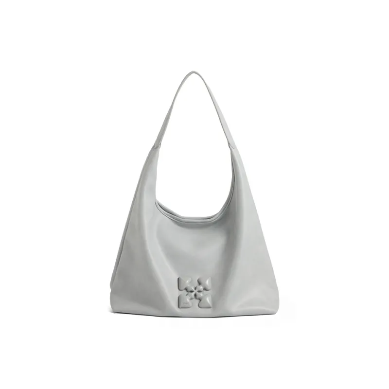 JACD PU Tote Bag, Shopping Bag, Shoulder Bag Women's White/Blue-0