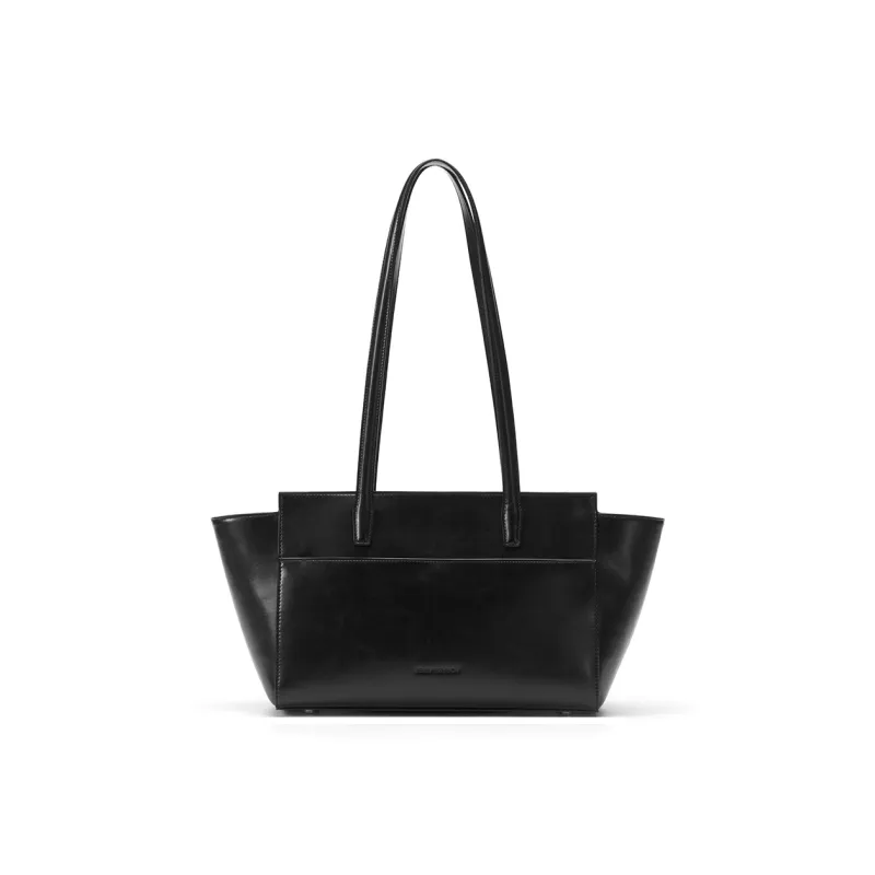 JELLYTOYBOY Artificial Leather Planet Frame Bag Small Size Portable/Shoulder Bag Women's Black/White-1