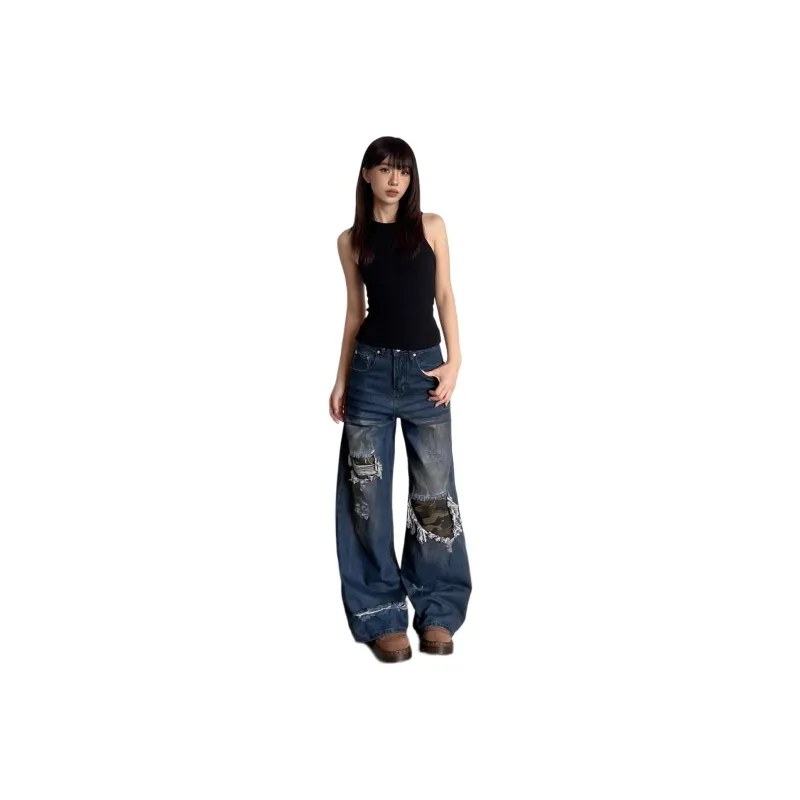 KVIV Jeans Men Vintage Blue -0