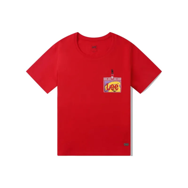 Lee Regular T Shirt Women's Red-0