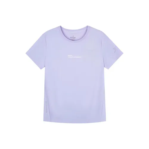 XTEP Sports Life Collection Regular T Shirt Women's Sheer Purple