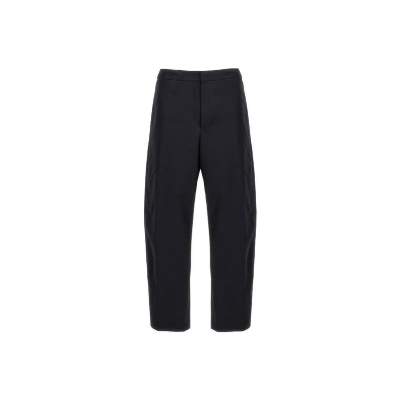 JIL SANDER + Logo Embroidered Tapered Pants-0