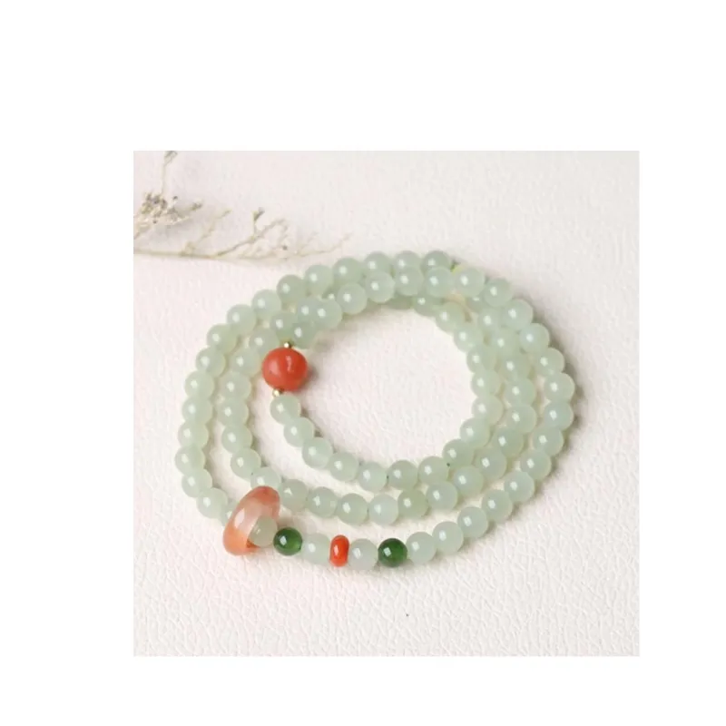 GOLDFISH ALLEY Bracelets Pale Greenish White Jade Women's-1