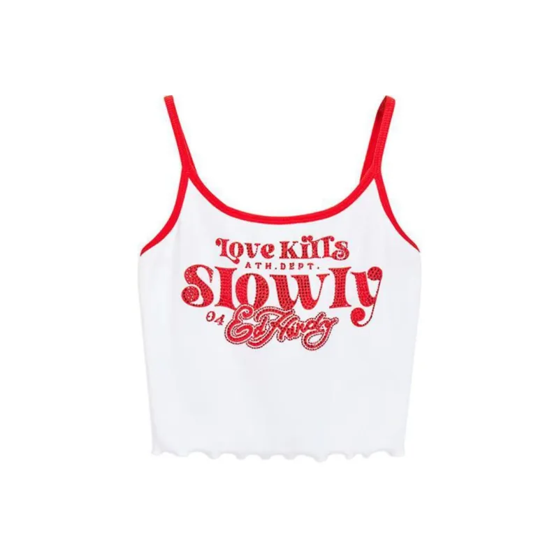Ed Hardy FW24 Tank Tops Women's White-0