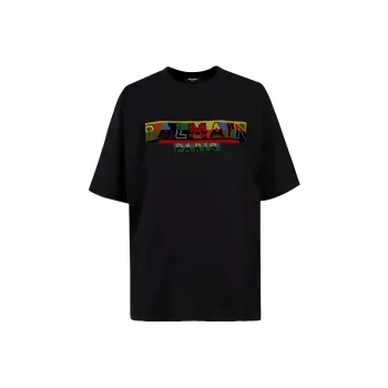 BALMAIN Regular T Shirt Women's Black