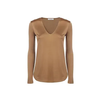 MaxMara V Neck Long Sleeved Top