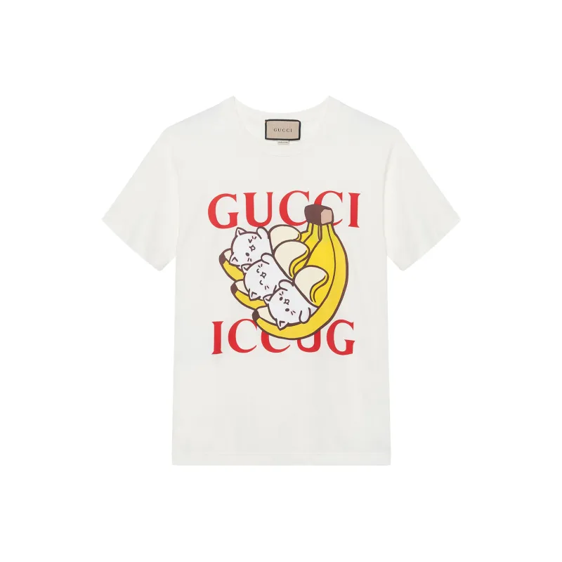 GUCCI x Bananya T Shirt Women's White-0