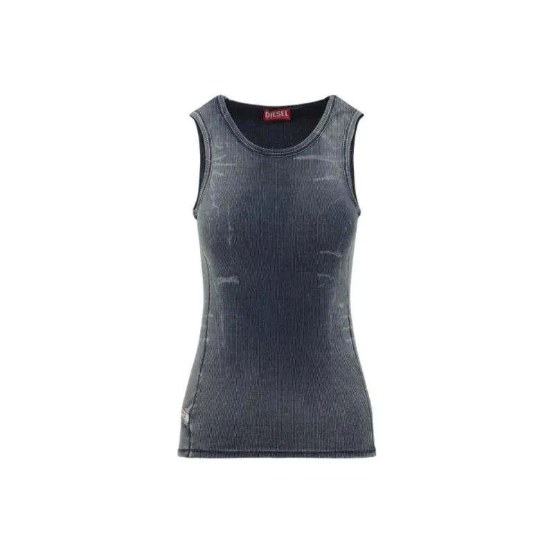 DIESEL Sleeveless Ribbed Knit Top-0