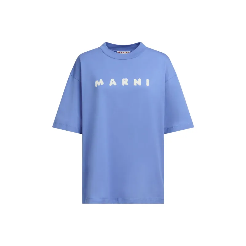 MARNI Logo Printed Crewneck T Shirt-0
