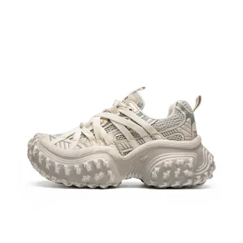 DEFINE CHOICE Abrasion Resistant Height Increasing Breathable Low Top Chunky Sneakers Women's