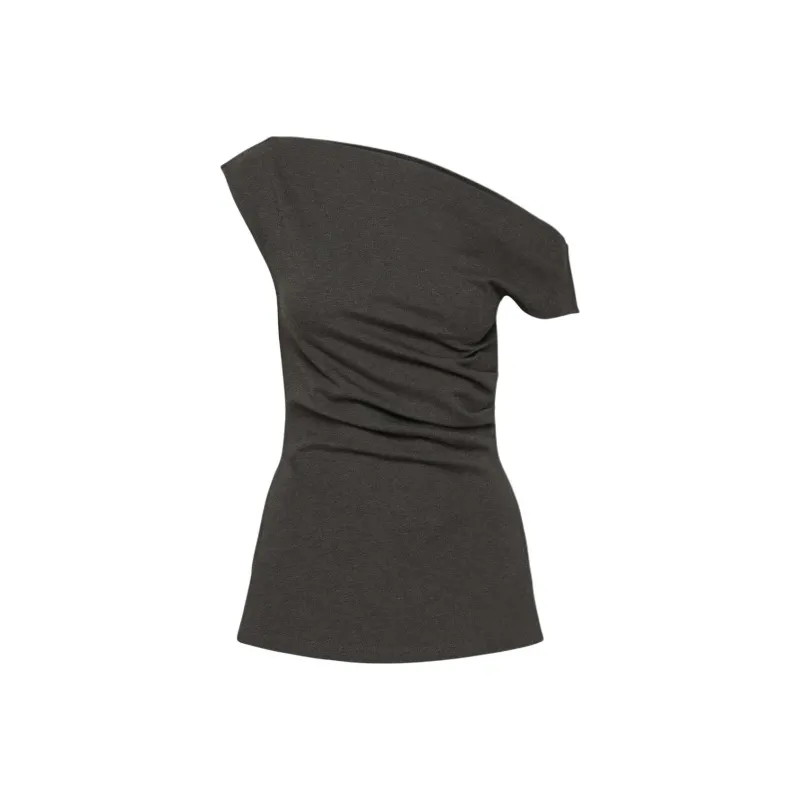 ARITZIA FW24 Tank Tops Women's Heather Charcoal/Stone Phoebe Zhennan Charcoal-0