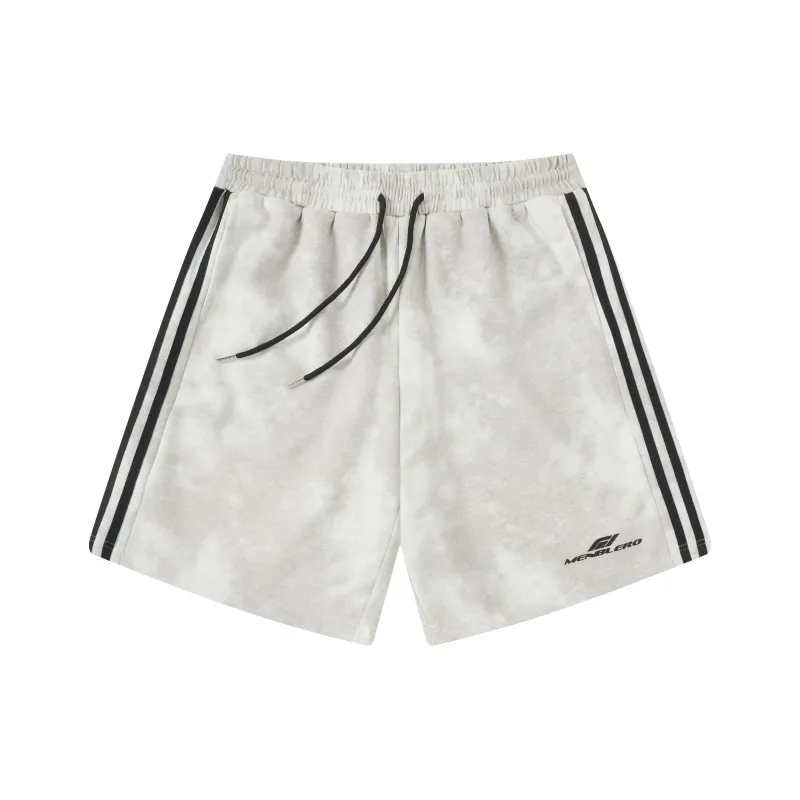 Menblero Casual Shorts Unisex White-0