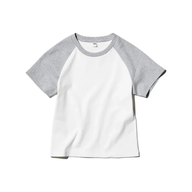 UNIQLO Raglan Sleeve T Shirt Women's Gray-0