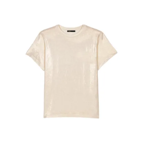 Maje Lamé effect T shirt