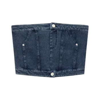 CHUU Tank Tops Women's Medium Denim Blue