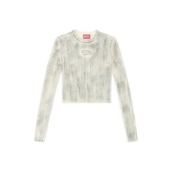 DIESEL T Shirt Women's Light Gray