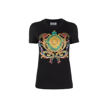 VERSACE JEANS COUTURE Baroque print T shirt