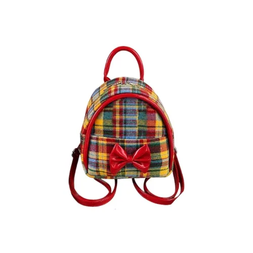 Juju Jimmy Nylon Backpack Small Size Women's Red