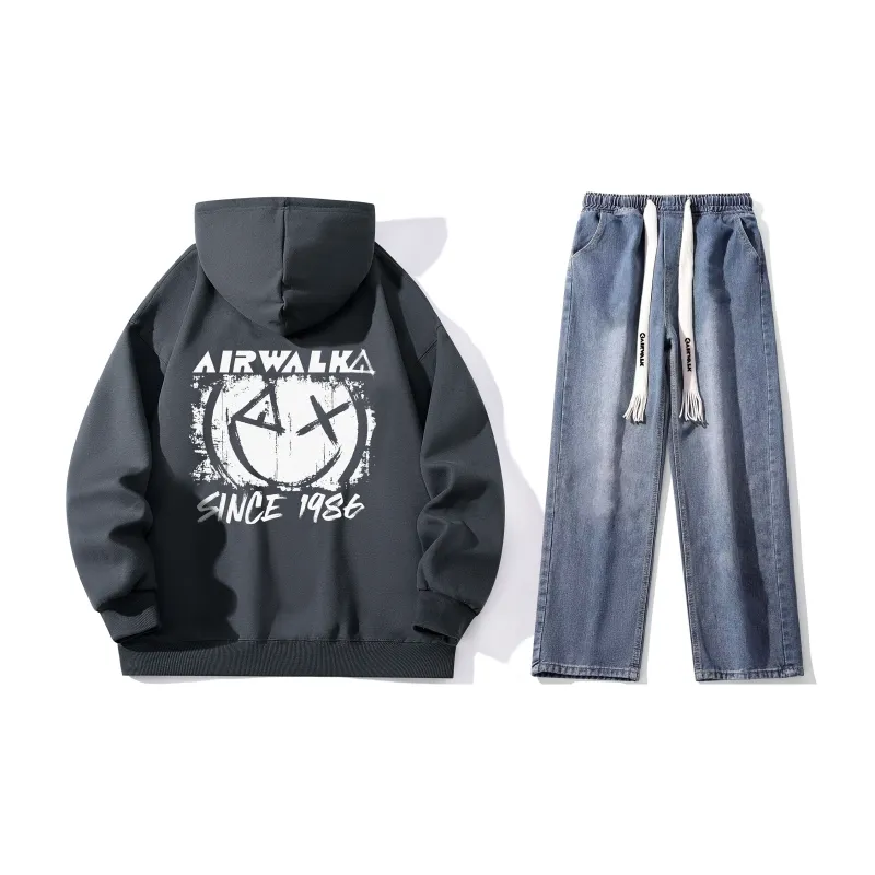 Airwalk Sweatshirt Sets Unisex-22