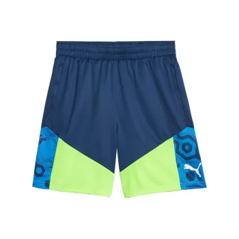 PUMA Sports Shorts Men Navy Blue Green