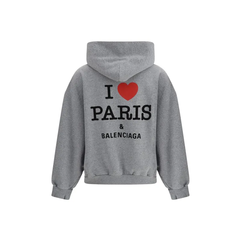 Balenciaga I Love Paris Zip up Hoodie-1