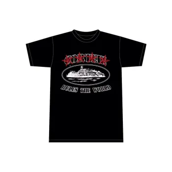 Corteiz 4Starz Alcatraz T shirt Black