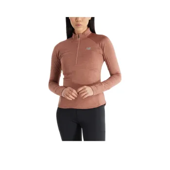 New Balance Sport EssentialsHeat Grid FW24 T Shirt Women's Sparrow Mixed Color