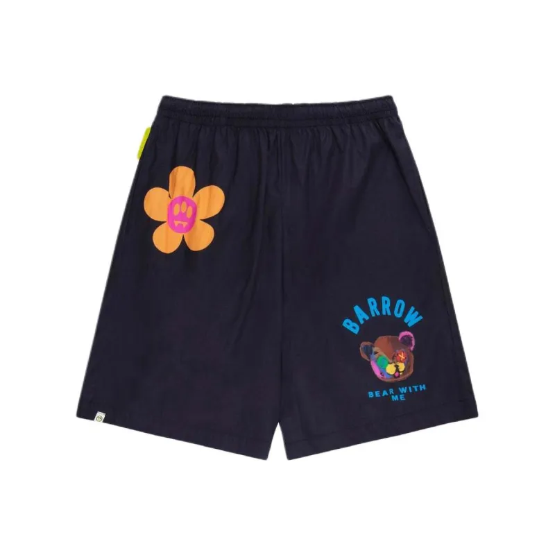 Barrow Logo print Swim Shorts-0