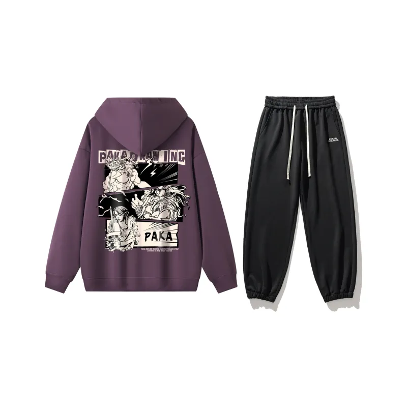 PAKA Sweatshirt Sets Unisex-56