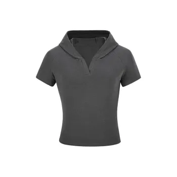 PAIN OR PLEASURE Short Sleeved T Shirts Women's American Gray