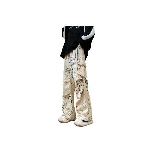 RHIME Casual Pants Unisex Yellow