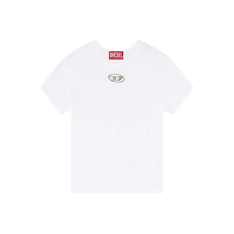 DIESEL Logo plaque T shirt-0