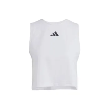 Adidas Free Shipping With AdiClub Power 3 Stripes Boxy Tank Top