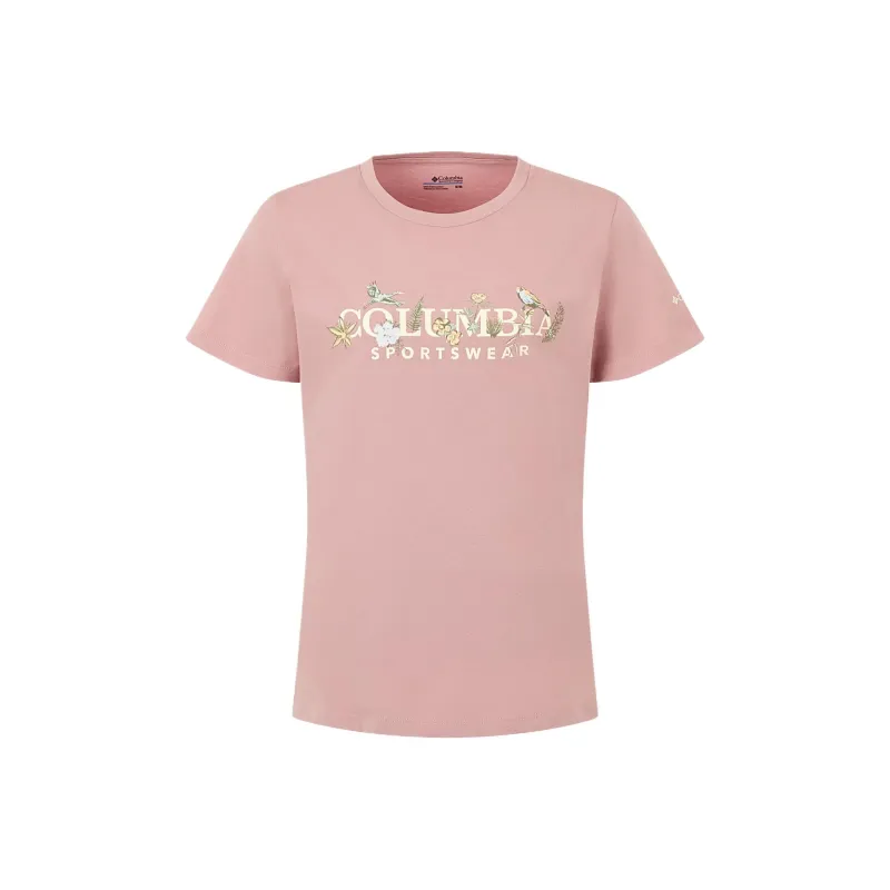 Columbia Regular T Shirt Women's Pink-0