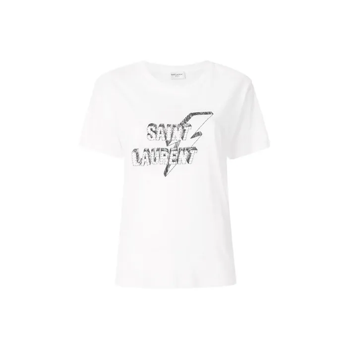 SAINT LAURENT T-Shirts Women's White-0