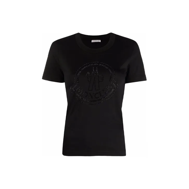 Moncler Embellished logo Short sleeve T shirt-0