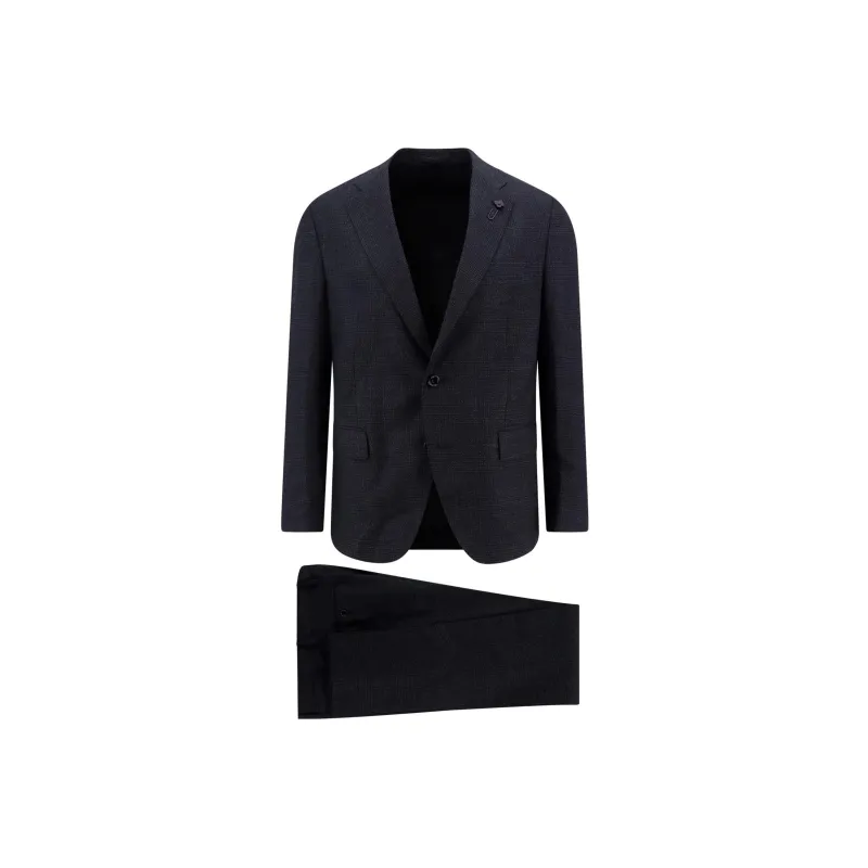 LARDINI Checked Suit-0