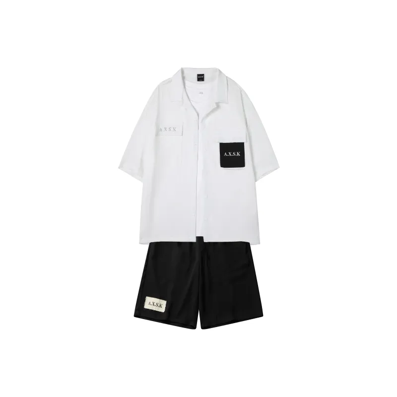 A.X.S.K Shirt Matching Set Unisex-6