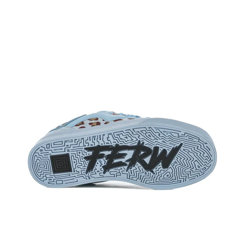 FERW Low Top Skateboard Shoes Unisex Blue Panther-5