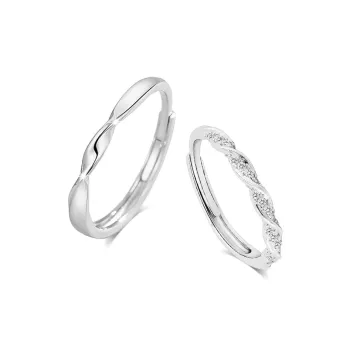 BLANK IN BLANK Sterling Silver Rings Unisex