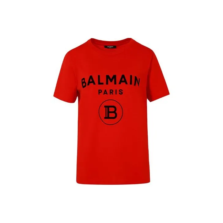 BALMAIN T Shirts Women's Red-0