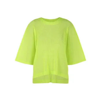 PLEATS PLEASE ISSEY MIYAKE T-Shirt Women's Yellow Green